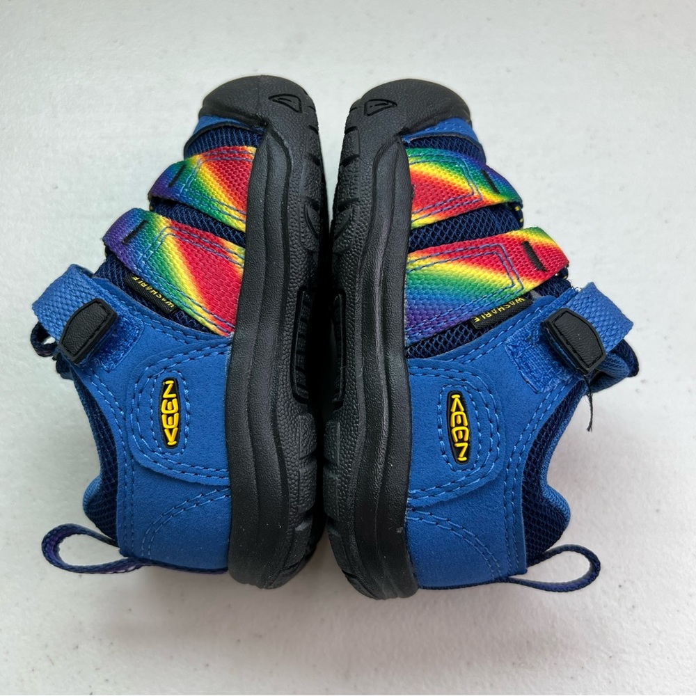 Keen Newport H2 Bright Cobalt Blue Rainbow Sandals - Picture 10 of 13